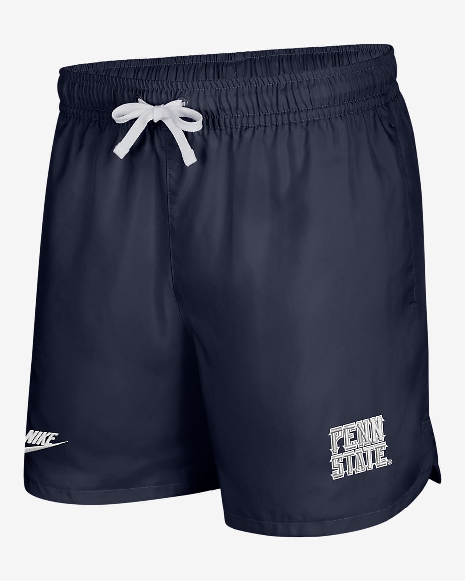 Nike Penn State Flow College Shorts Blue